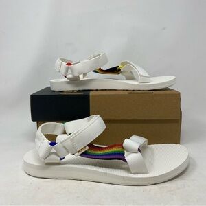 NEW Teva Women’s Original Universal Pride Rainbow Sandals Size 9